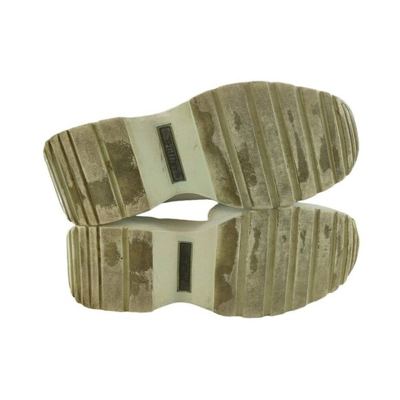 Clogs White Leather Work Comfort Nurse Truffles Slip On Sapphire 7.5W Arch Supp - Picture 8 of 11